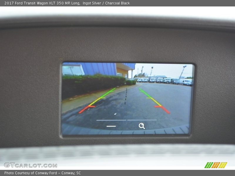 Ingot Silver / Charcoal Black 2017 Ford Transit Wagon XLT 350 MR Long