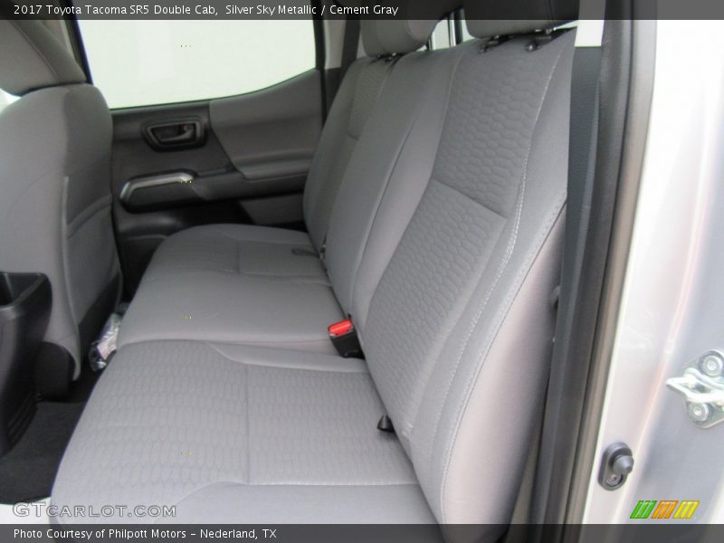 Rear Seat of 2017 Tacoma SR5 Double Cab