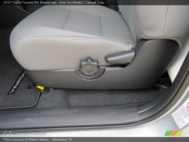 Front Seat of 2017 Tacoma SR5 Double Cab