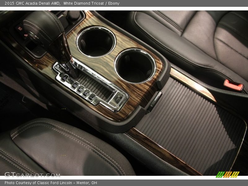 White Diamond Tricoat / Ebony 2015 GMC Acadia Denali AWD