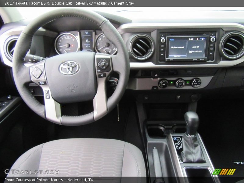 Dashboard of 2017 Tacoma SR5 Double Cab