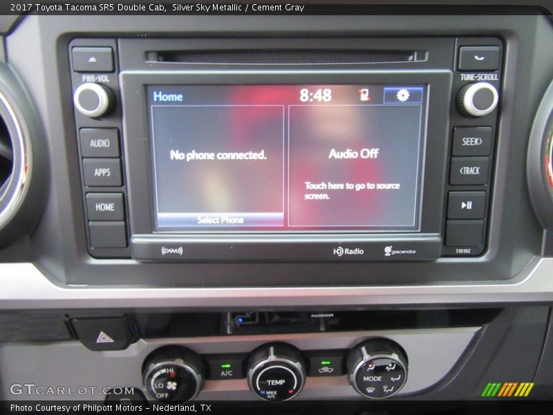 Controls of 2017 Tacoma SR5 Double Cab