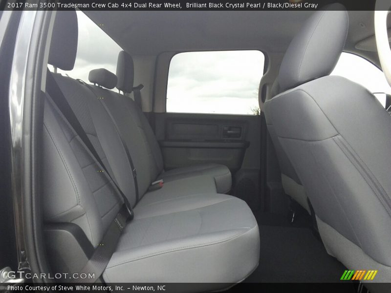 Brilliant Black Crystal Pearl / Black/Diesel Gray 2017 Ram 3500 Tradesman Crew Cab 4x4 Dual Rear Wheel
