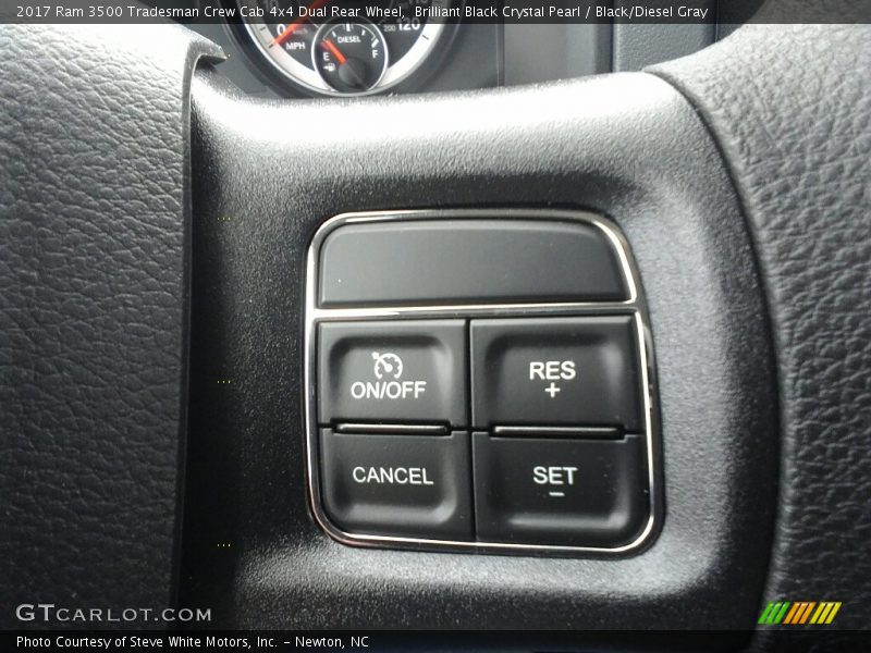 Brilliant Black Crystal Pearl / Black/Diesel Gray 2017 Ram 3500 Tradesman Crew Cab 4x4 Dual Rear Wheel