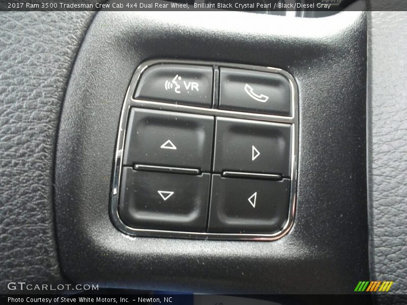 Brilliant Black Crystal Pearl / Black/Diesel Gray 2017 Ram 3500 Tradesman Crew Cab 4x4 Dual Rear Wheel