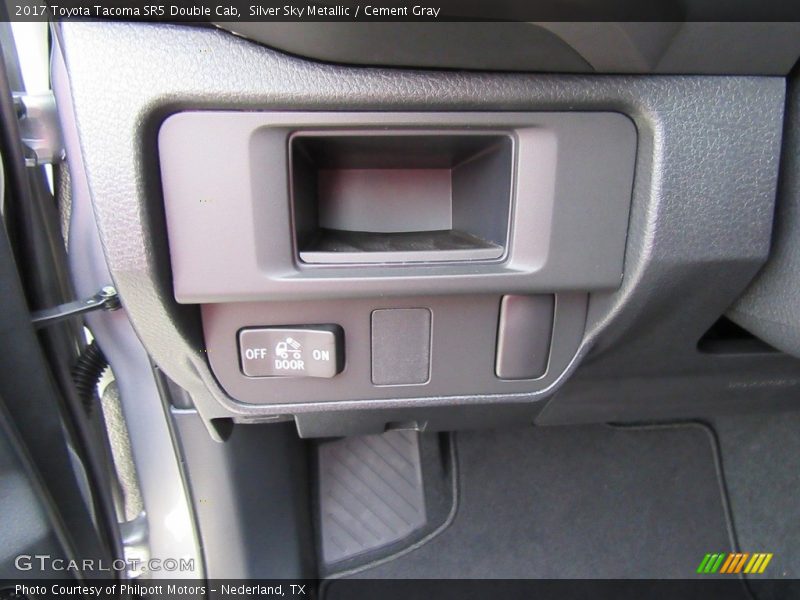 Silver Sky Metallic / Cement Gray 2017 Toyota Tacoma SR5 Double Cab
