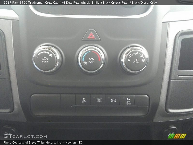 Brilliant Black Crystal Pearl / Black/Diesel Gray 2017 Ram 3500 Tradesman Crew Cab 4x4 Dual Rear Wheel