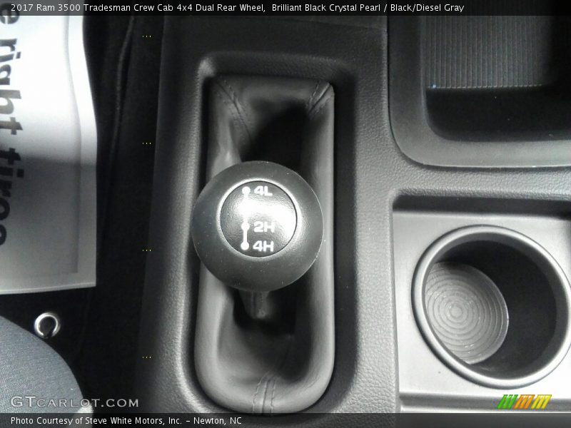 Brilliant Black Crystal Pearl / Black/Diesel Gray 2017 Ram 3500 Tradesman Crew Cab 4x4 Dual Rear Wheel