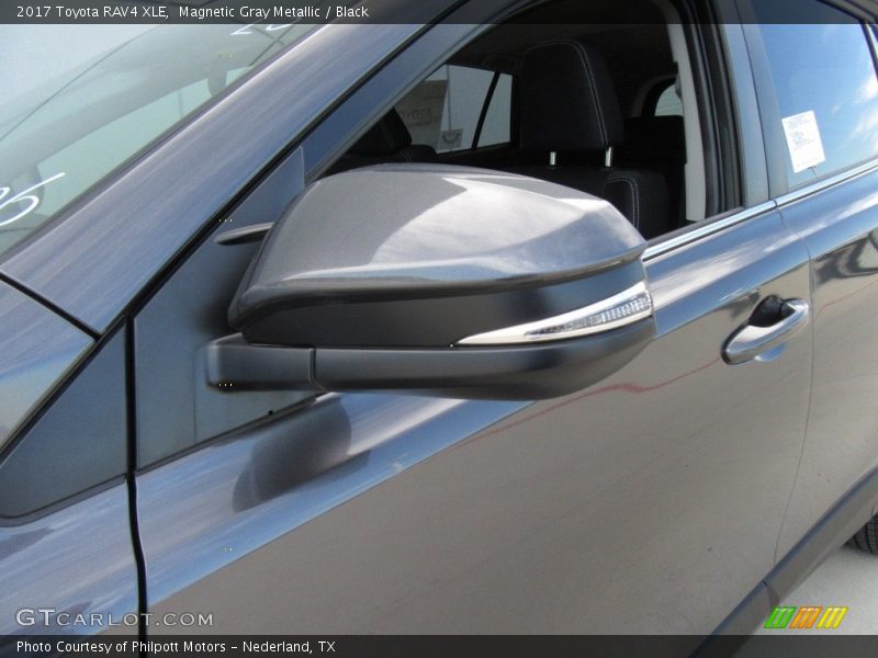 Magnetic Gray Metallic / Black 2017 Toyota RAV4 XLE