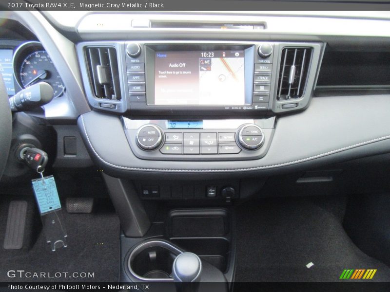Magnetic Gray Metallic / Black 2017 Toyota RAV4 XLE