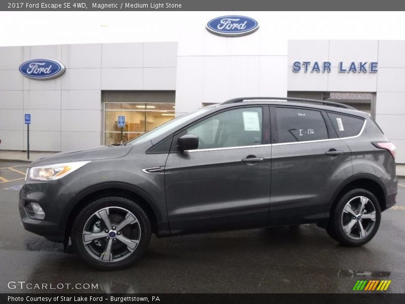 Magnetic / Medium Light Stone 2017 Ford Escape SE 4WD