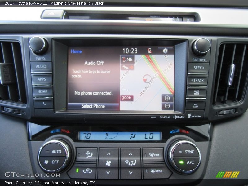 Magnetic Gray Metallic / Black 2017 Toyota RAV4 XLE