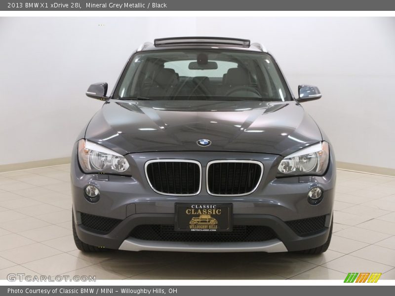 Mineral Grey Metallic / Black 2013 BMW X1 xDrive 28i
