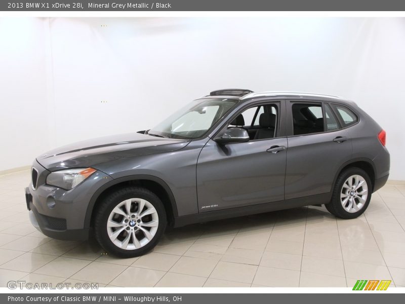 Mineral Grey Metallic / Black 2013 BMW X1 xDrive 28i