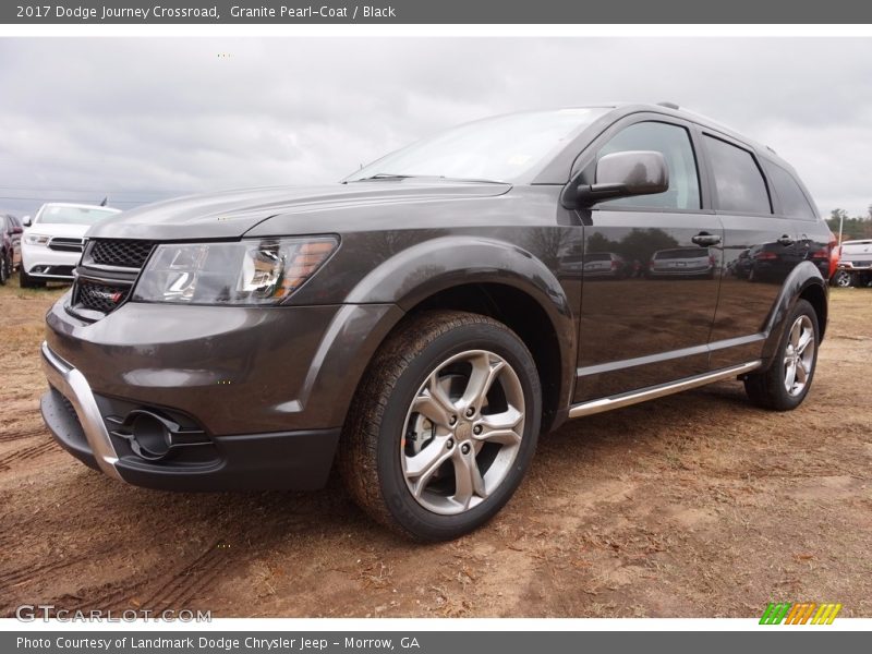 Granite Pearl-Coat / Black 2017 Dodge Journey Crossroad