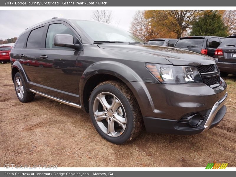 Granite Pearl-Coat / Black 2017 Dodge Journey Crossroad