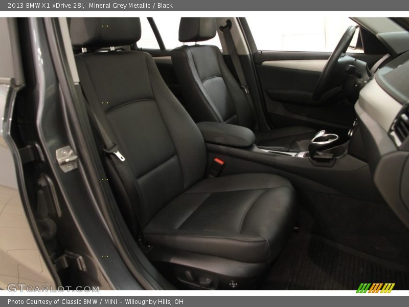 Mineral Grey Metallic / Black 2013 BMW X1 xDrive 28i