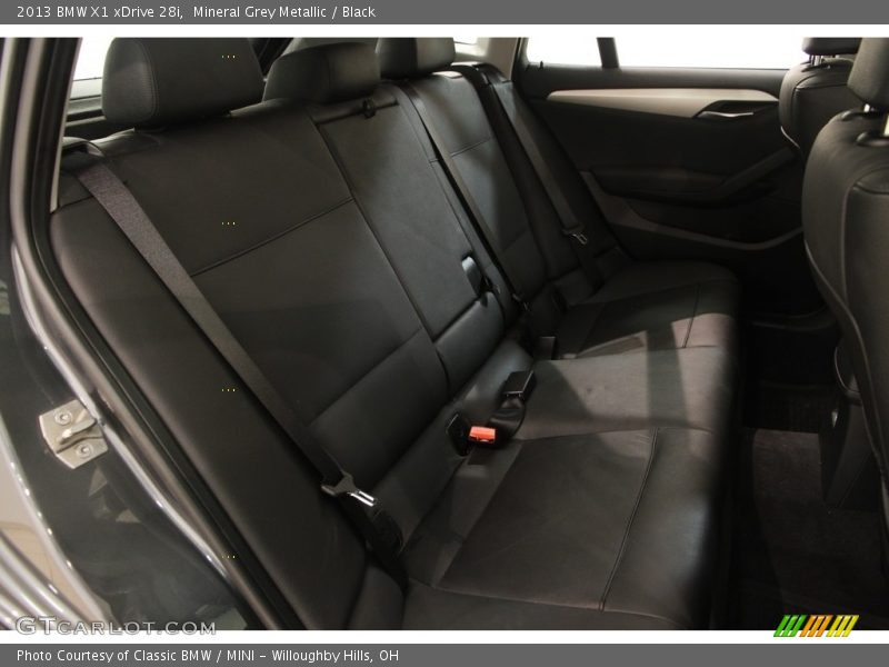 Mineral Grey Metallic / Black 2013 BMW X1 xDrive 28i