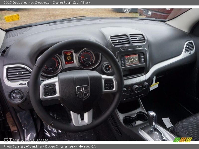 Granite Pearl-Coat / Black 2017 Dodge Journey Crossroad