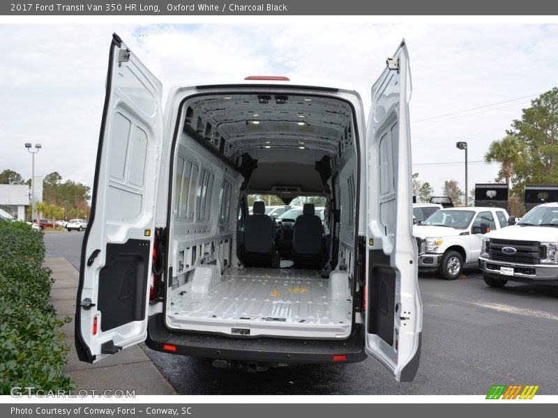 Oxford White / Charcoal Black 2017 Ford Transit Van 350 HR Long