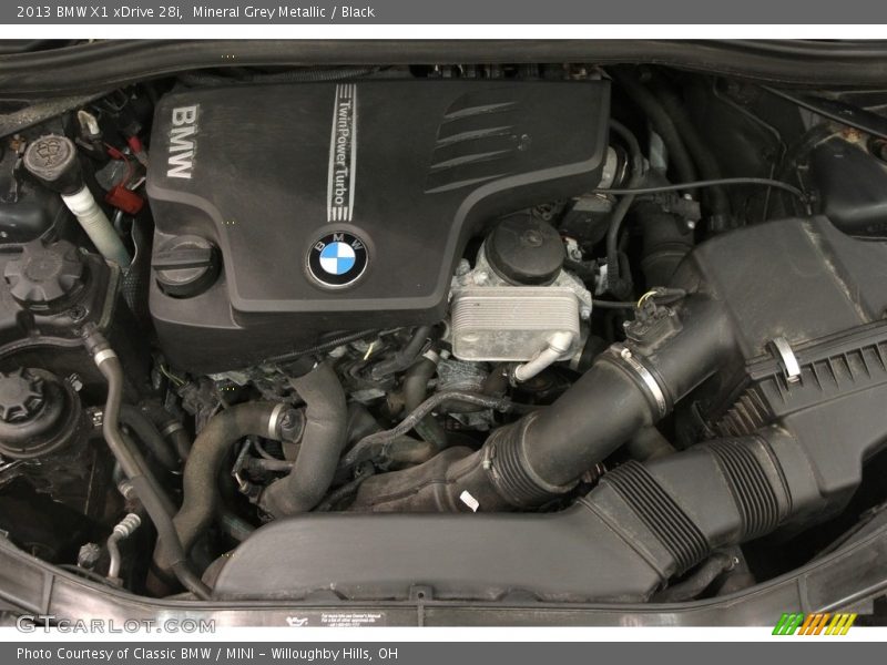Mineral Grey Metallic / Black 2013 BMW X1 xDrive 28i