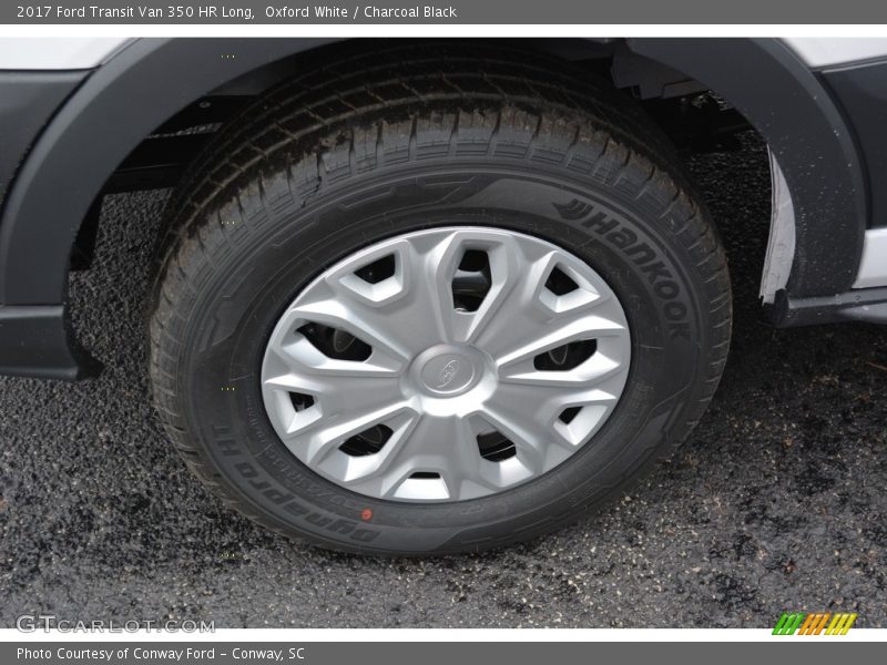 Oxford White / Charcoal Black 2017 Ford Transit Van 350 HR Long