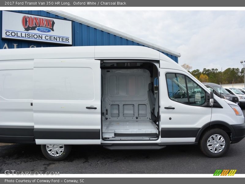 Oxford White / Charcoal Black 2017 Ford Transit Van 350 HR Long