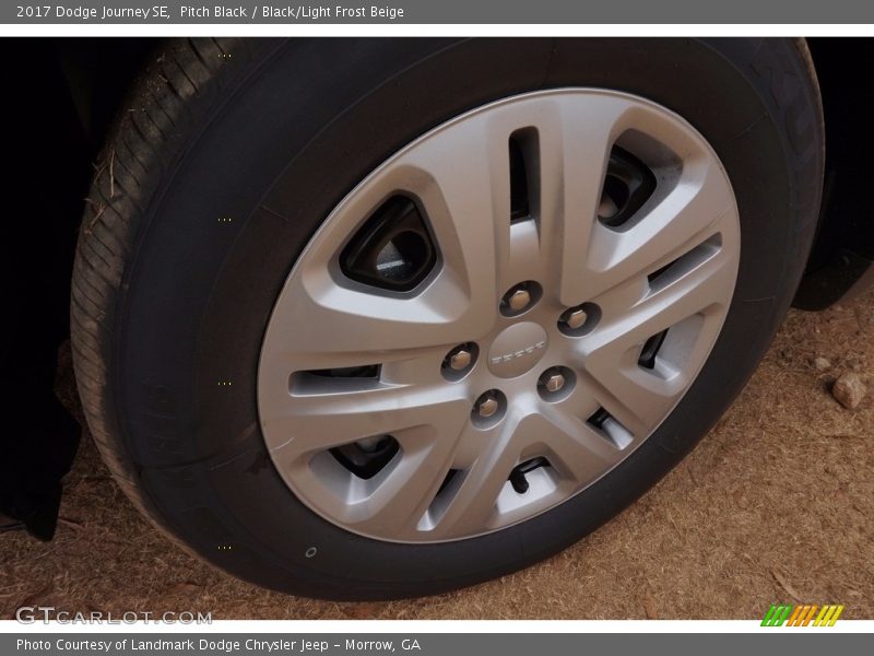 Pitch Black / Black/Light Frost Beige 2017 Dodge Journey SE