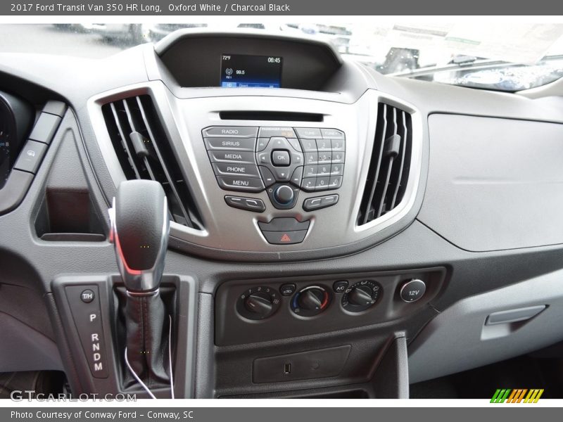 Oxford White / Charcoal Black 2017 Ford Transit Van 350 HR Long