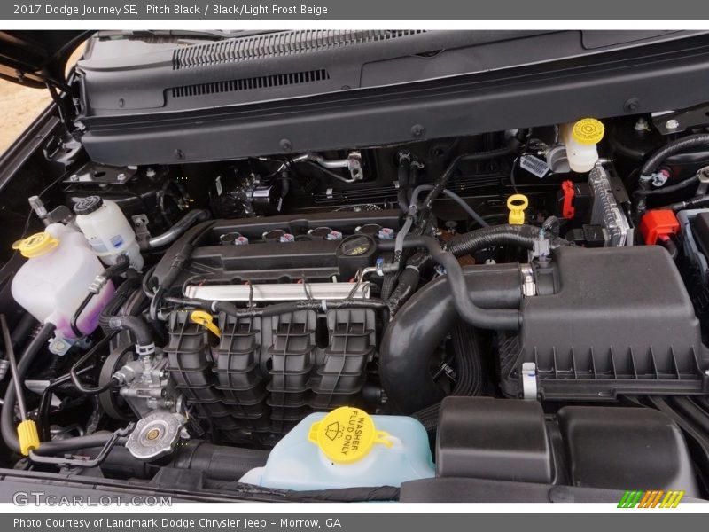 Pitch Black / Black/Light Frost Beige 2017 Dodge Journey SE