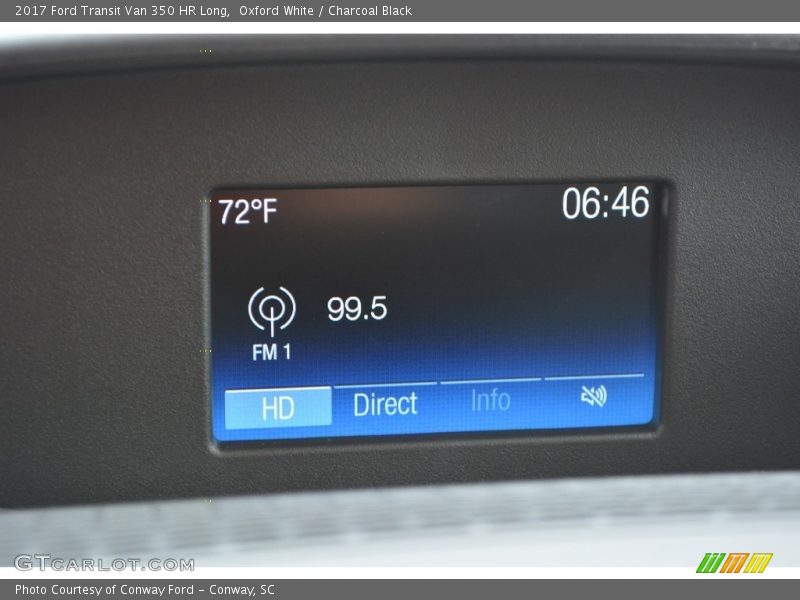 Oxford White / Charcoal Black 2017 Ford Transit Van 350 HR Long