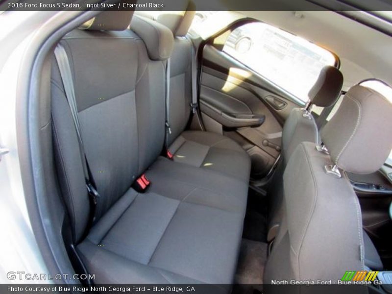 Ingot Silver / Charcoal Black 2016 Ford Focus S Sedan