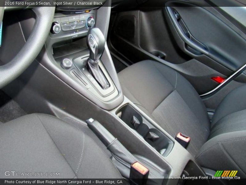 Ingot Silver / Charcoal Black 2016 Ford Focus S Sedan