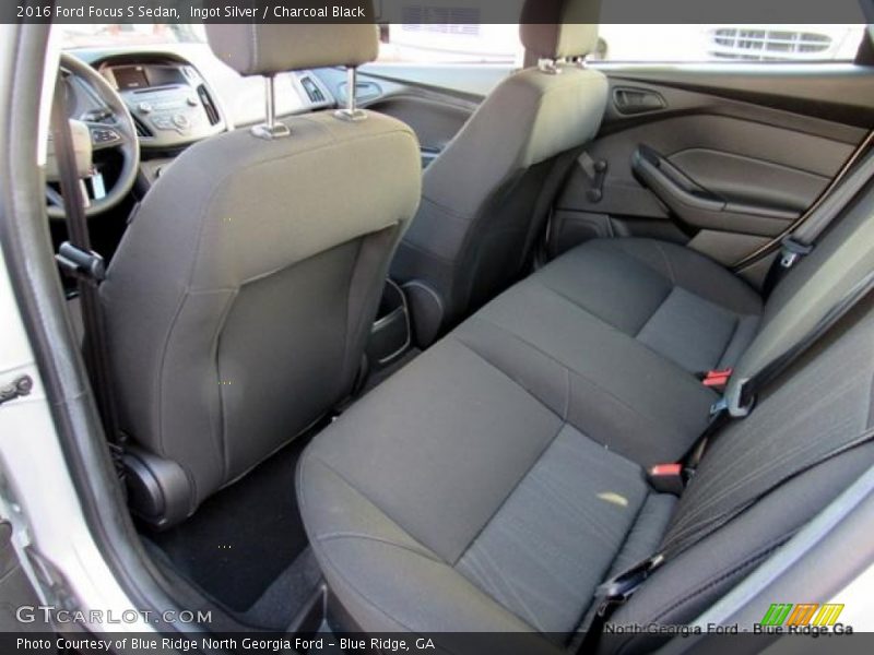 Ingot Silver / Charcoal Black 2016 Ford Focus S Sedan