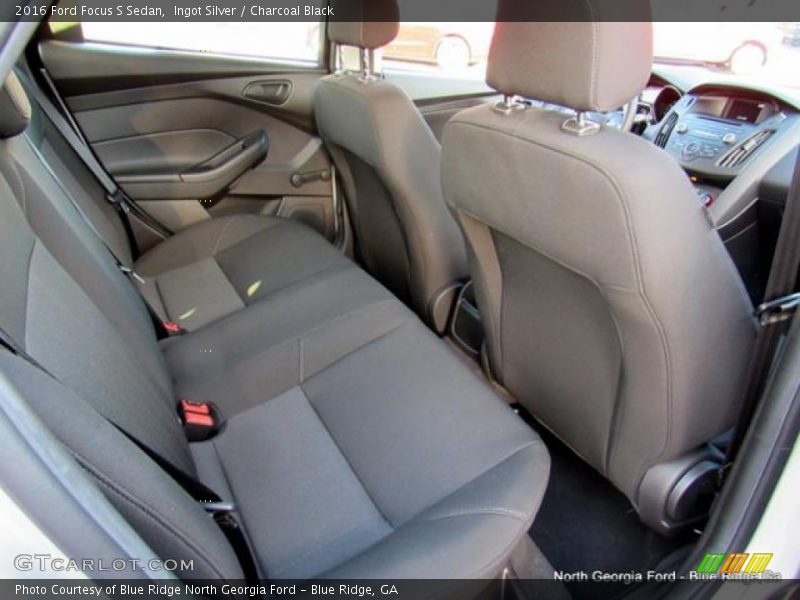 Ingot Silver / Charcoal Black 2016 Ford Focus S Sedan