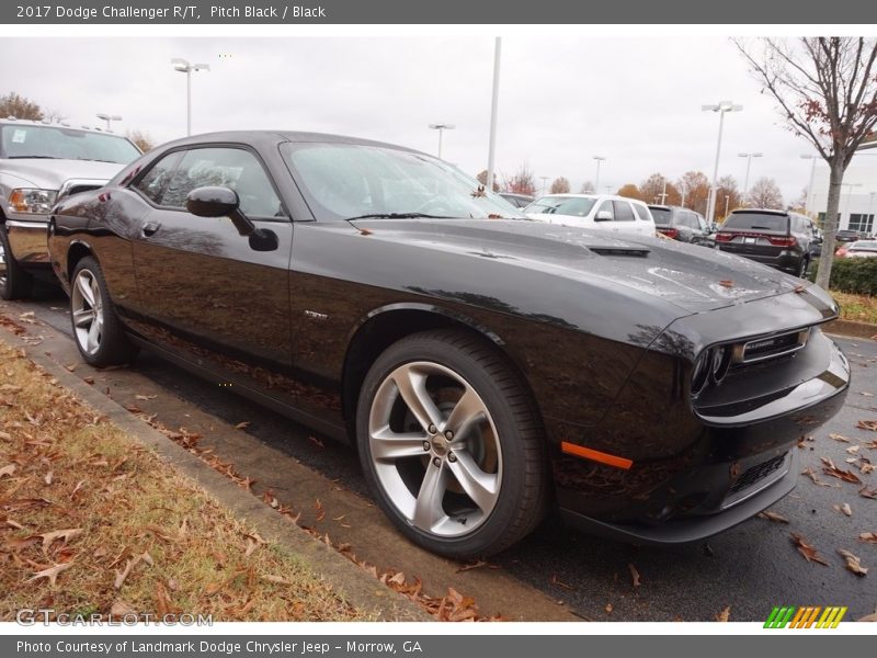 Pitch Black / Black 2017 Dodge Challenger R/T