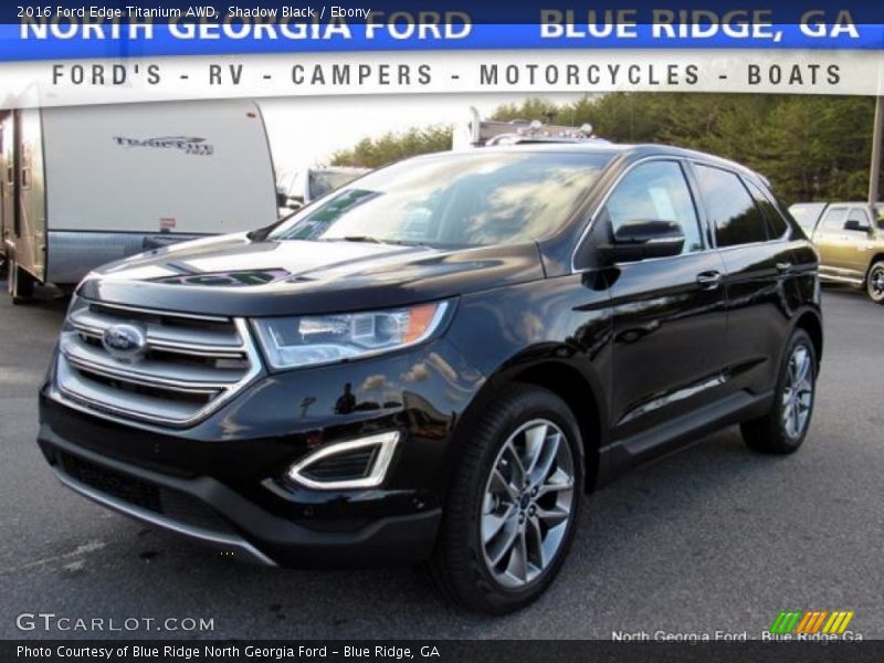 Shadow Black / Ebony 2016 Ford Edge Titanium AWD