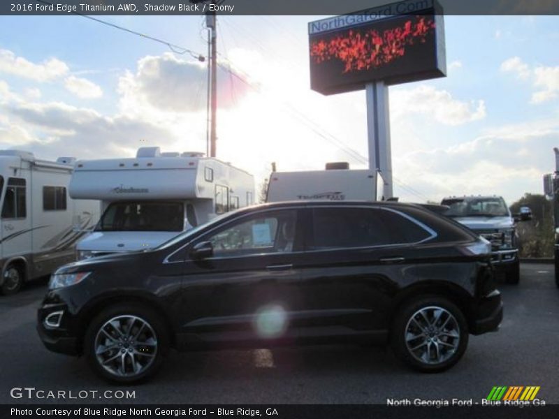 Shadow Black / Ebony 2016 Ford Edge Titanium AWD