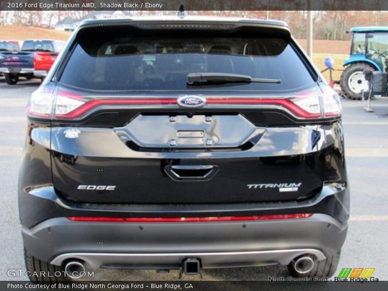 Shadow Black / Ebony 2016 Ford Edge Titanium AWD