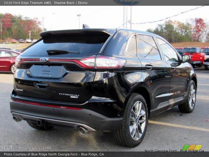Shadow Black / Ebony 2016 Ford Edge Titanium AWD