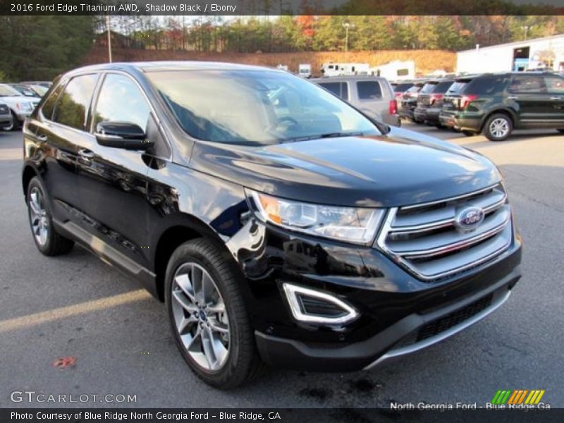 Shadow Black / Ebony 2016 Ford Edge Titanium AWD