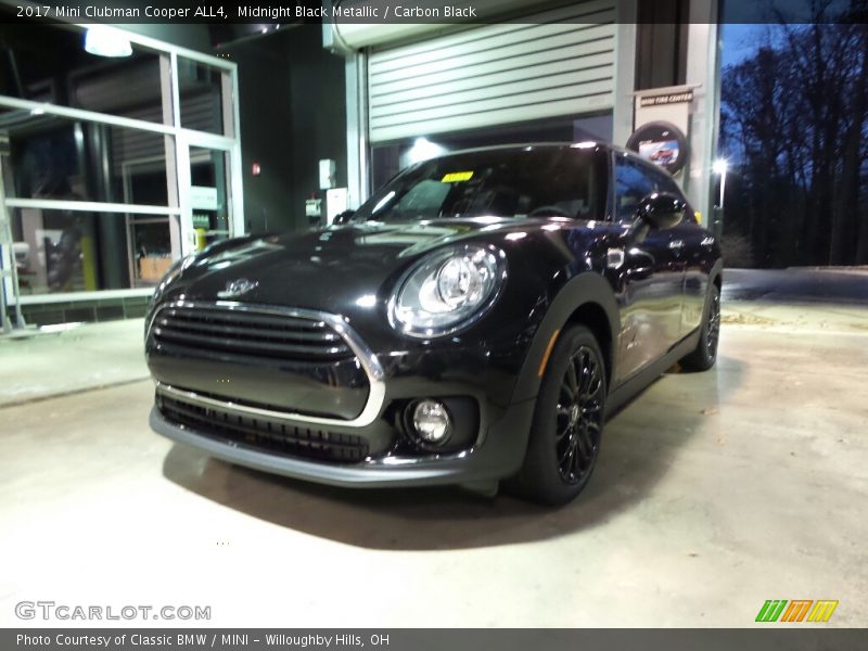 Midnight Black Metallic / Carbon Black 2017 Mini Clubman Cooper ALL4