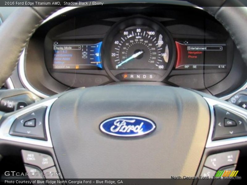Shadow Black / Ebony 2016 Ford Edge Titanium AWD
