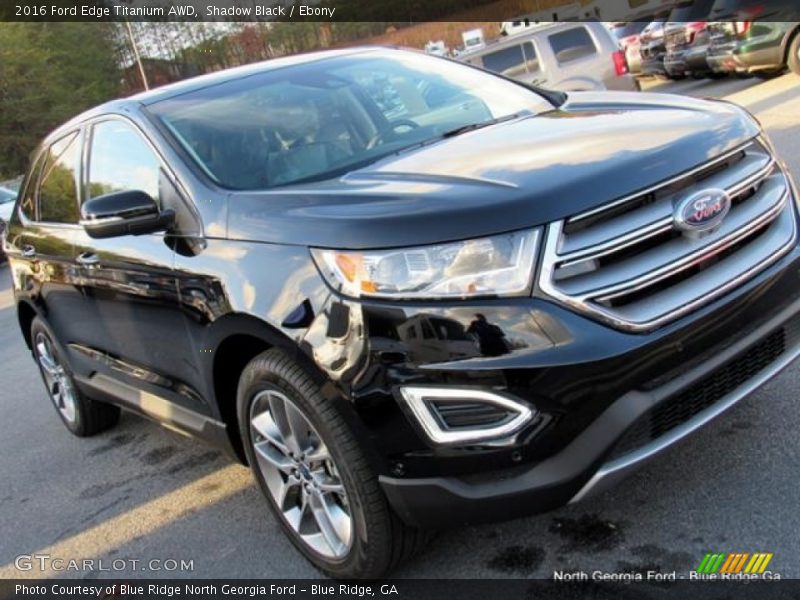 Shadow Black / Ebony 2016 Ford Edge Titanium AWD