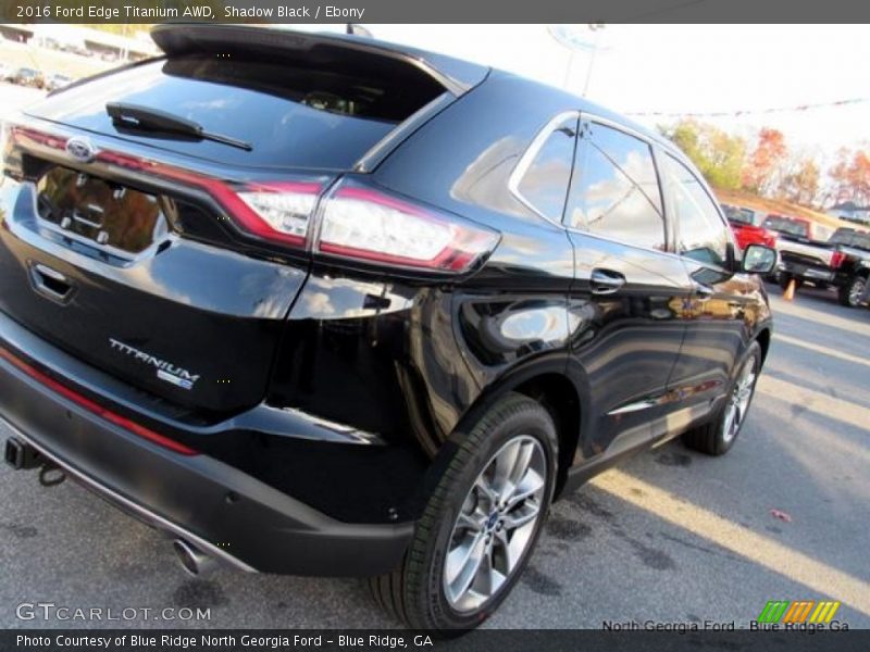 Shadow Black / Ebony 2016 Ford Edge Titanium AWD
