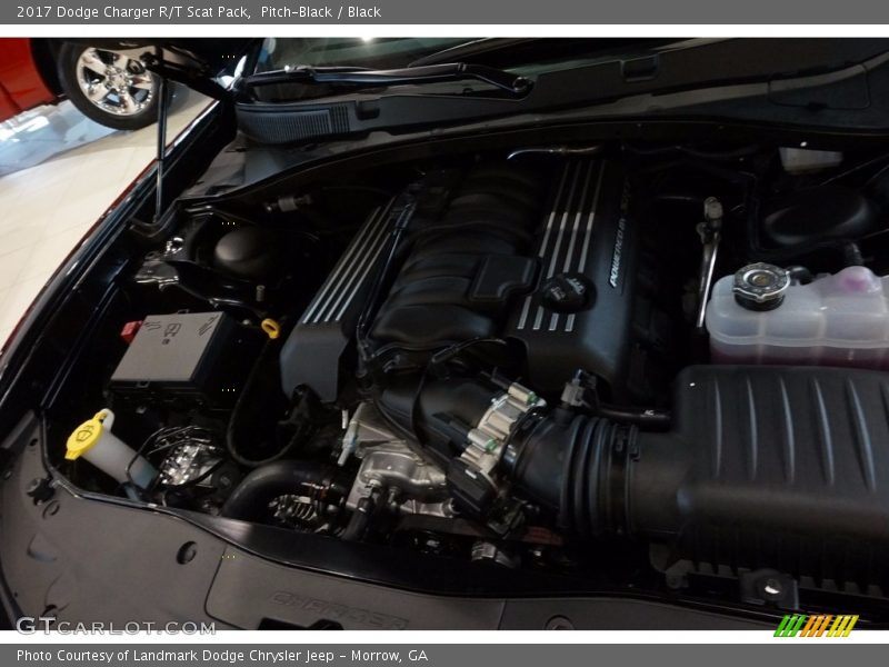 Pitch-Black / Black 2017 Dodge Charger R/T Scat Pack