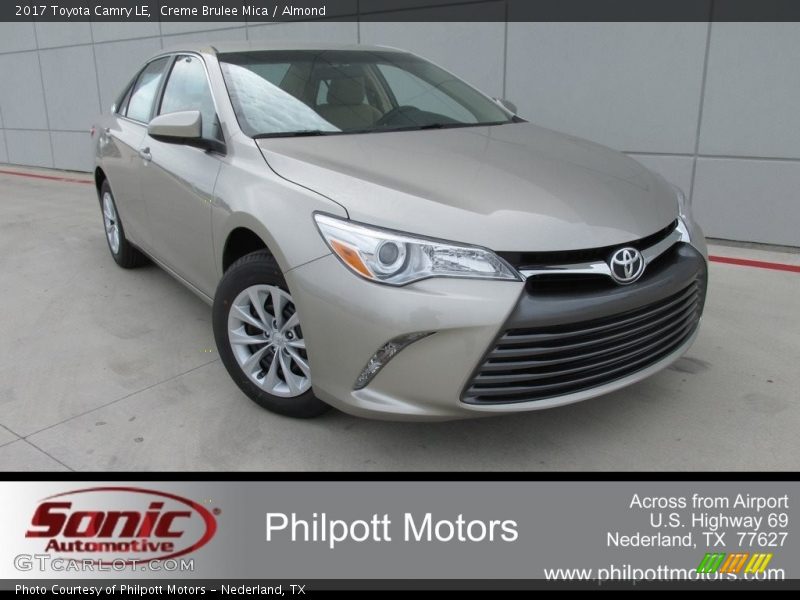 Creme Brulee Mica / Almond 2017 Toyota Camry LE