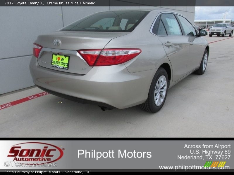 Creme Brulee Mica / Almond 2017 Toyota Camry LE