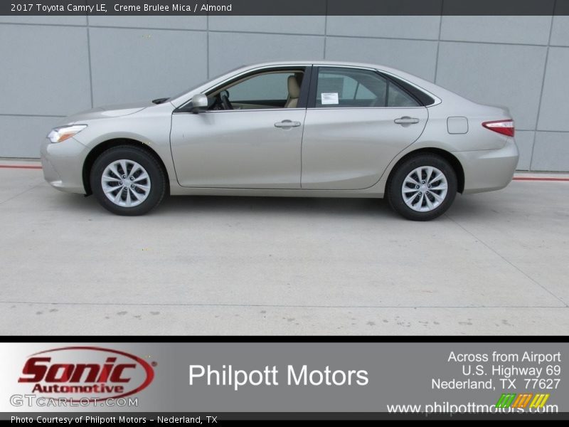 Creme Brulee Mica / Almond 2017 Toyota Camry LE