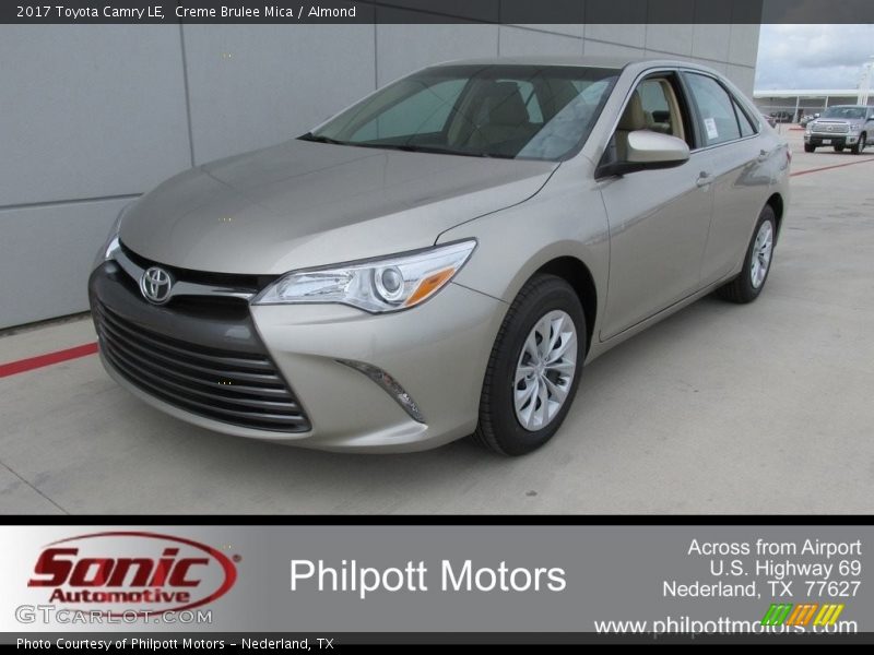 Creme Brulee Mica / Almond 2017 Toyota Camry LE